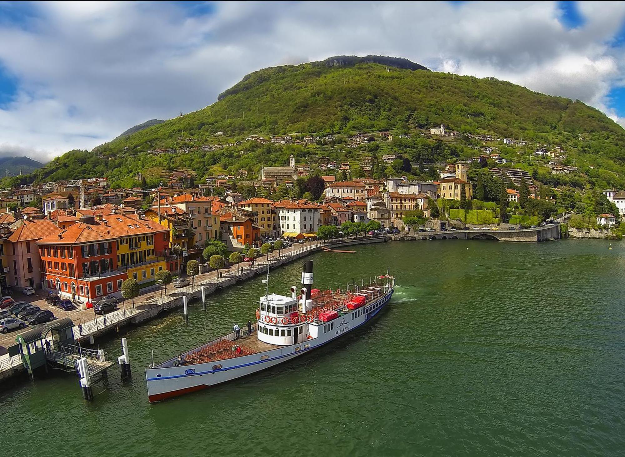 Elegant Historic Large House On Lake Como Apartment Gravedona Exterior photo